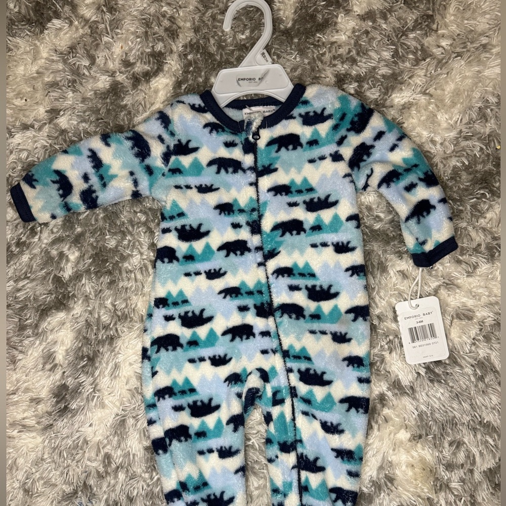 Baby Boy Dinosaur Pajamas.